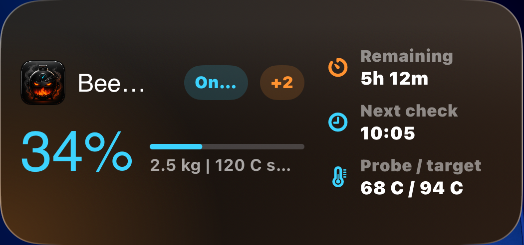 Multi-smoke widget screenshot